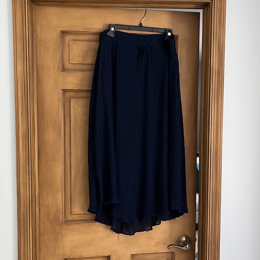 New York and Company Navy Blue Skirt